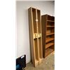 Image 2 : (2) WOOD CD STORAGE TOWERS