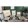 Image 1 : (8) ASSORTED FRAMED PRINTS & ORIGINAL FRAMED ARTWORK