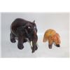 Image 1 : 2 HAND CARVED ELEPHANTS