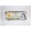 Image 1 : CIRCULATED 1973 CANADIAN $1 BILL