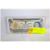 Image 1 : UNCIRCULATED 1973 CANADIAN $1 BILL