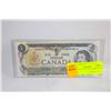 Image 1 : UNCIRCULATED 1973 CANADIAN $1 BILL