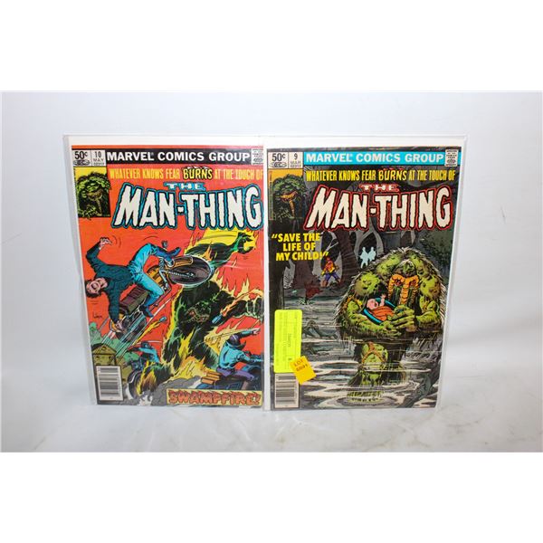 VINTAGE MARVEL COMICS THE MQN THING # 9 #10