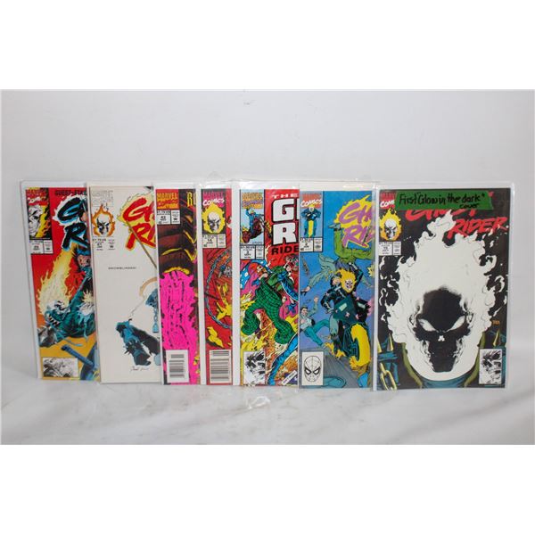 8 MARVEL GHOST RIDER COMICS, INCLUDES