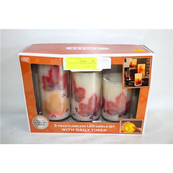 NEW LED FLAMELESS CANDLE SET