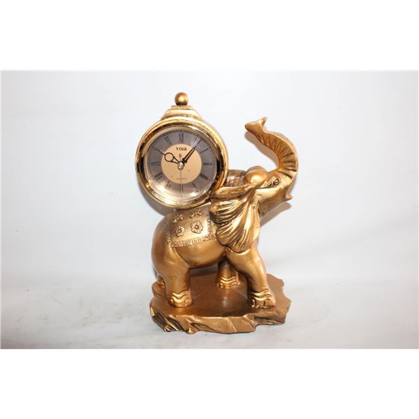VINTAGE STYLE ELEPHANT CLOCK