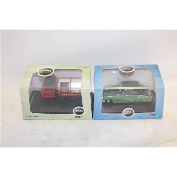 2 OXFORD SCALE CARS