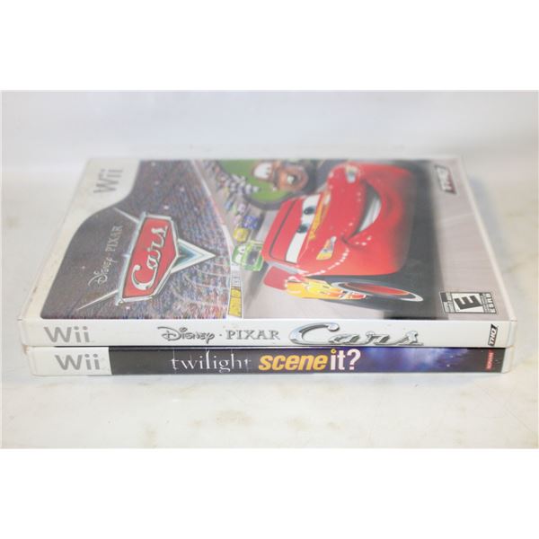 WII GAMES TWILLIGHT + CARS