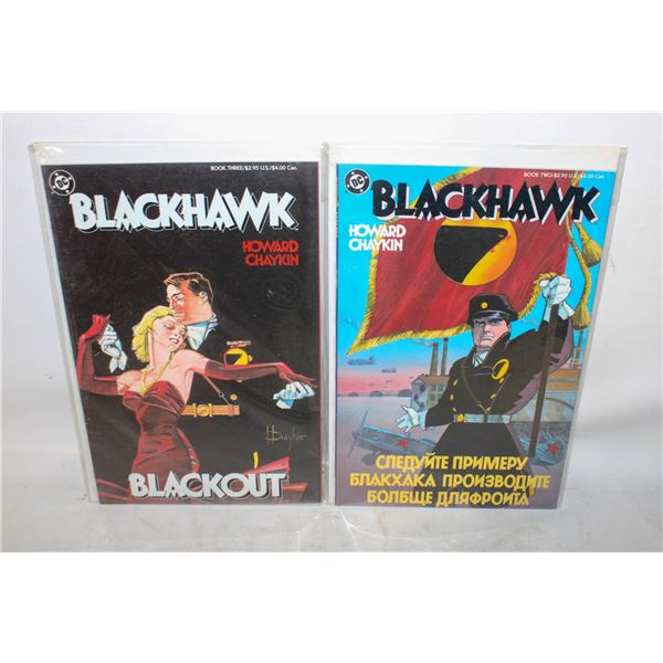 2 BLACKHAWK COMICS