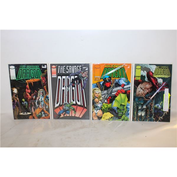 4 SAVAGE DRAGON COMICS