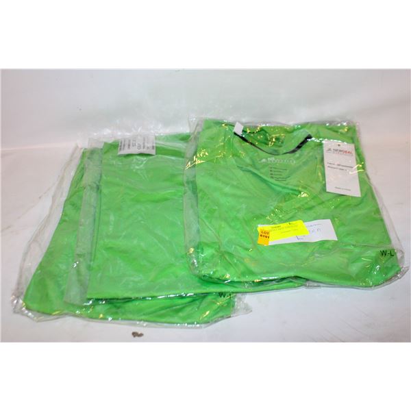 3 NEW WOMENS LARGE ATHLECTIC SHORTS