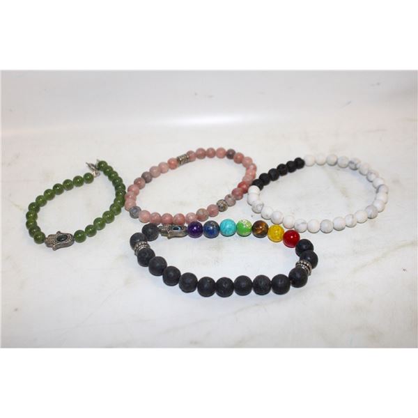 CHAKRA BRACELETS - 4 PCS