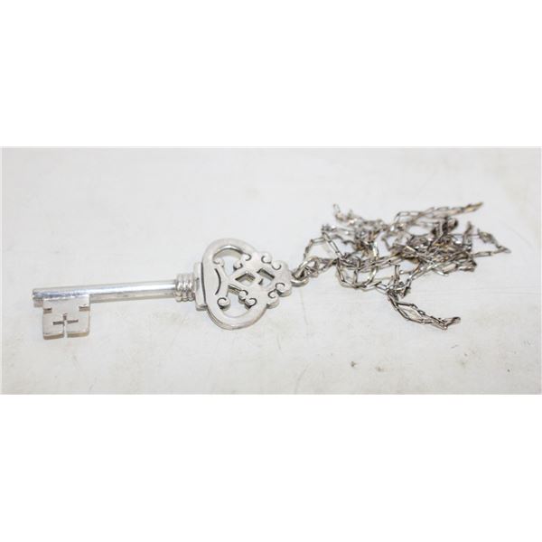 925 SILVER KEY NECKLACE