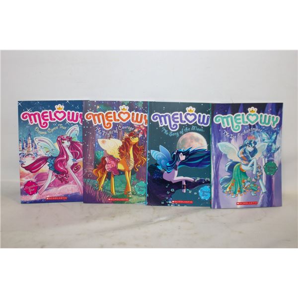 LOT OF 4 MELOWY BOOKS