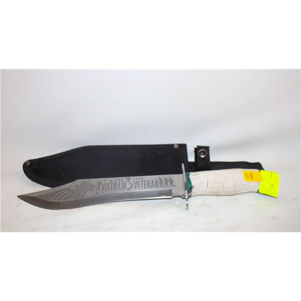 LARGE VEITNAM VETERANS COMMEMORATIVE KNIFE