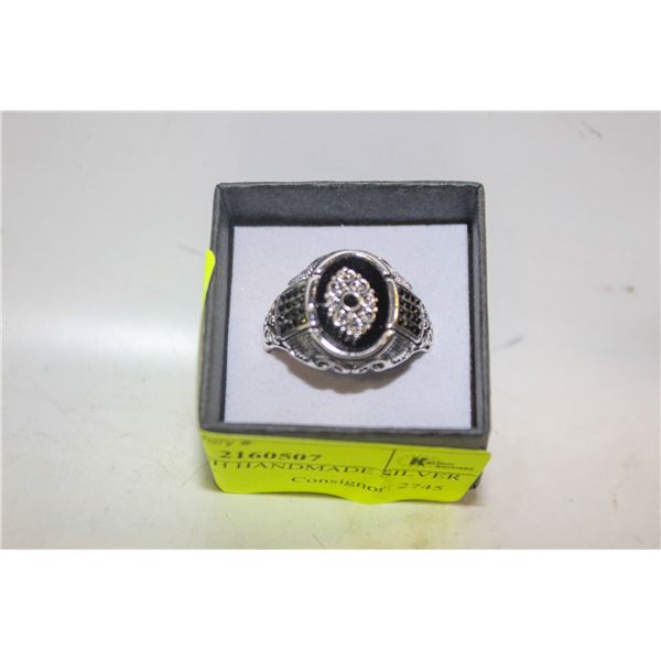 NEW TURKISH HANDMADE SILVER LOOK MEN’S: