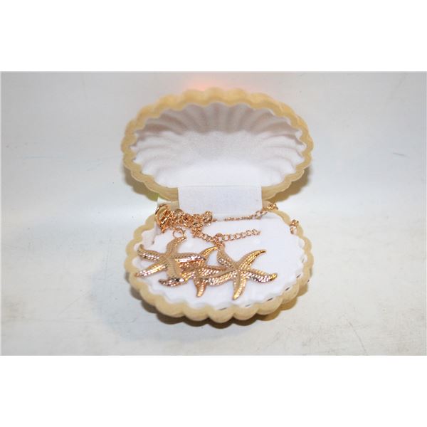 NEW JEWELRY DISPLAY W/ NECKLACE AND EARRING