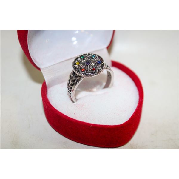 NEW TURKISH HANDMADE SILVER LOOK MEN’S: