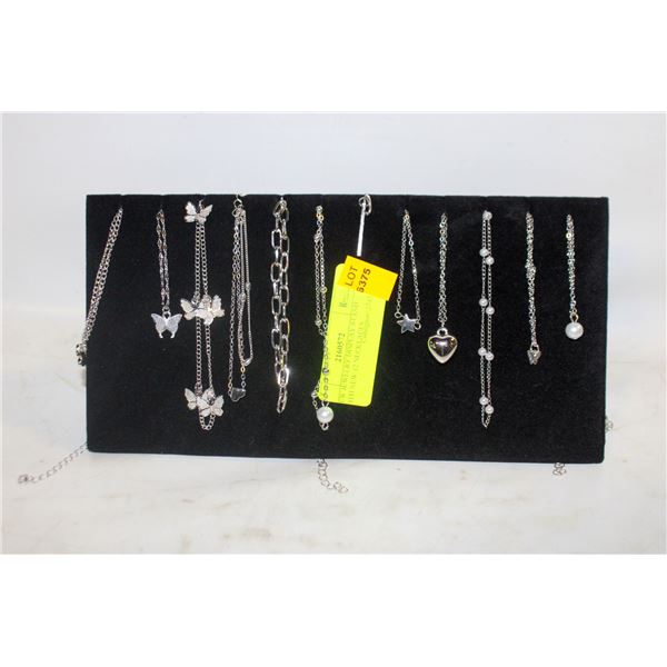 NEW JEWELRY DISPLAY STAND WITH NEW 12 NECKLACES