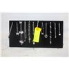 Image 1 : NEW JEWELRY DISPLAY STAND WITH NEW 12 NECKLACES
