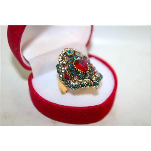 NEW UKRAINIAN STYLE RING SZ8