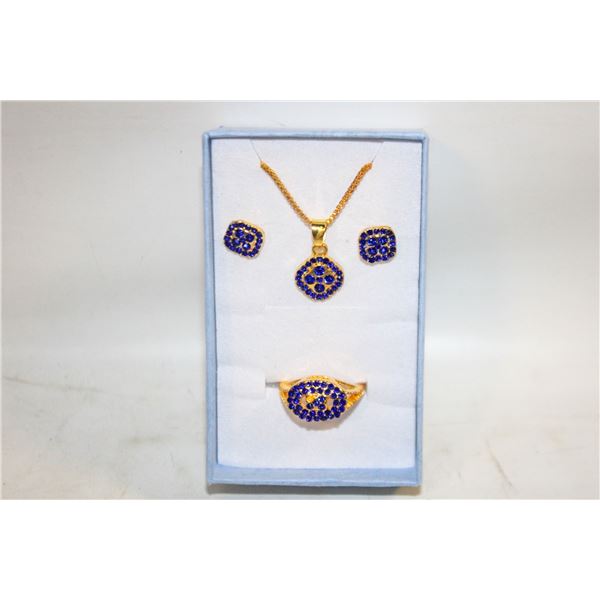 NEW NECKLACE AND RING WITH EARRINGS