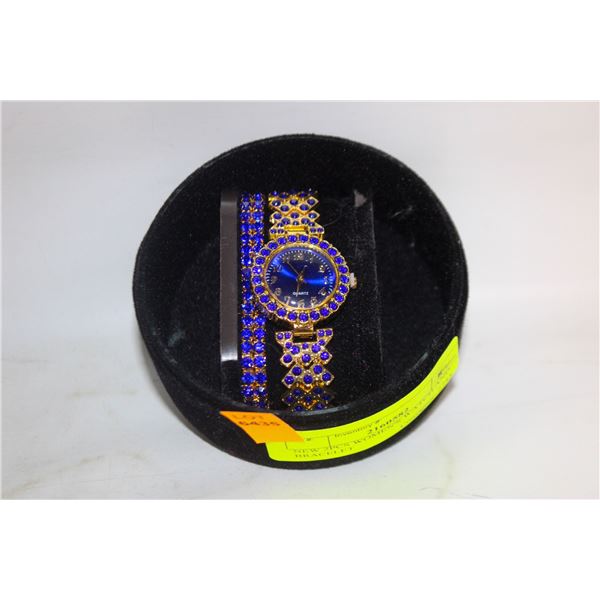 NEW 2PCS WOMEN'S WATCH AND BRACELET