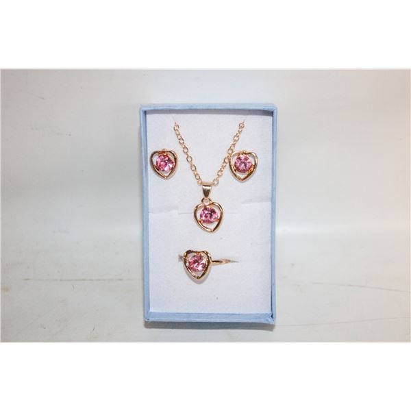 NEW NECKLACE AND RING WITH EARRINGS