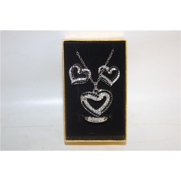 NEW NECKLACE AND RING WITH EARRINGS