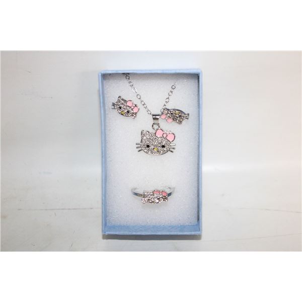 NEW NECKLACE AND RING WITH EARRINGS