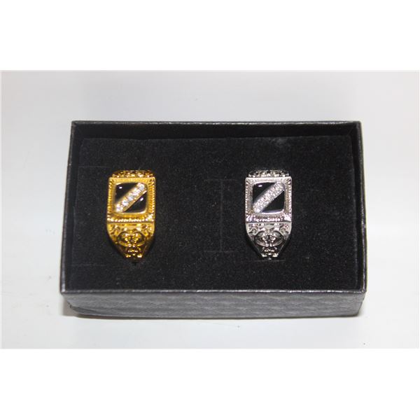 NEW 2PCS/SET MEN'S RING - SIZE 11
