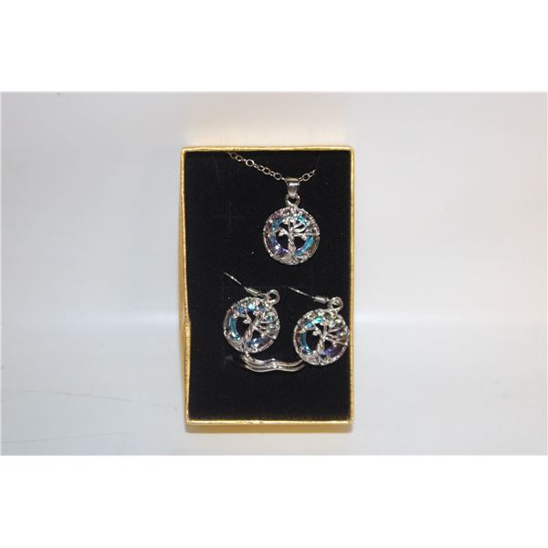 NEW NECKLACE AND RING WITH EARRINGS