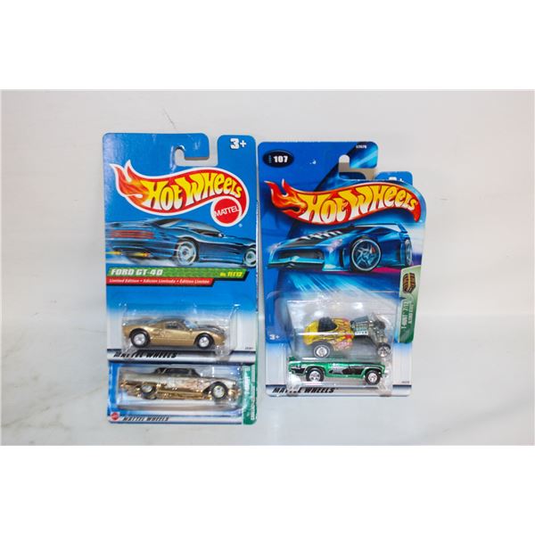 LOT OF 4 SUPER TREASURE HUNT HOT WHEELS
