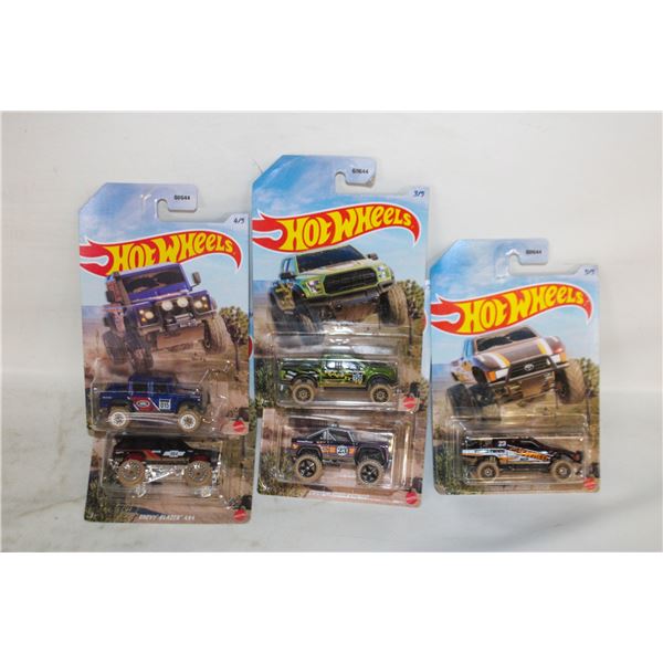 LOT OF HOT WHEELS - OFF ROAD SET OF 5