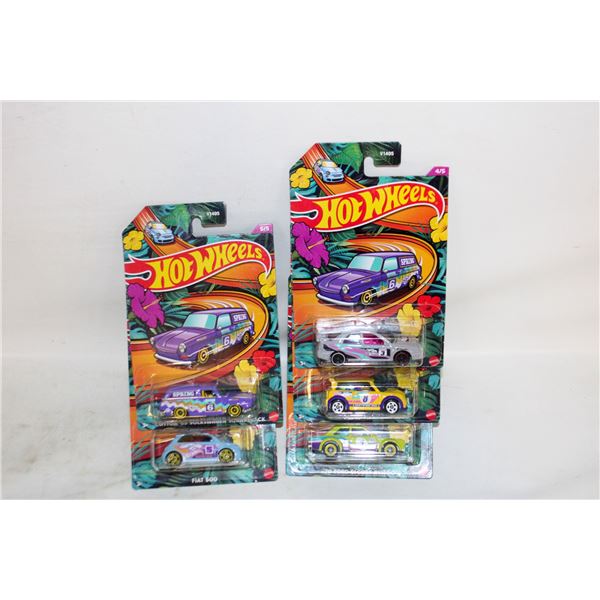 LOT OF HOT WHEELS - SPRING SET OF 5