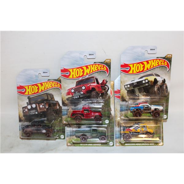 LOT OF HOT WHEELS - OFF ROAD SET OF 5