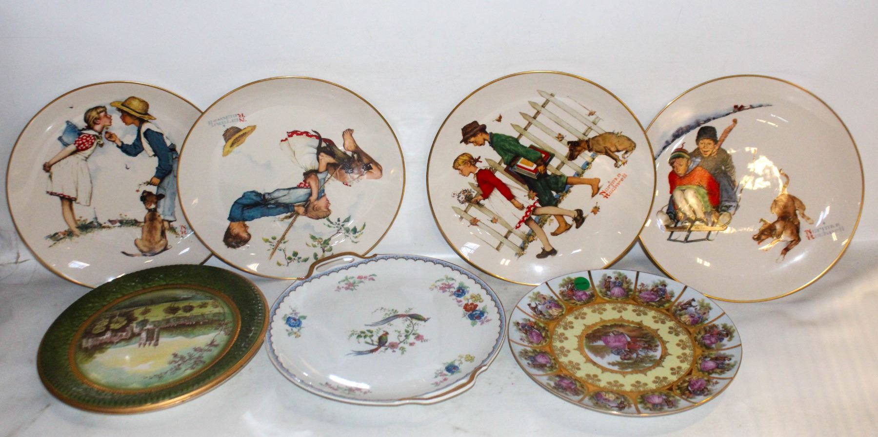 Essentials Collection Plate 7 ASSORTED PORCELAIN COLLECTORS PLATES.