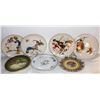Image 1 : 7 ASSORTED PORCELAIN COLLECTORS PLATES.