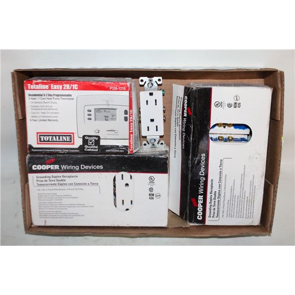 FLAT OF NEW ELECTRICAL OUTLETS