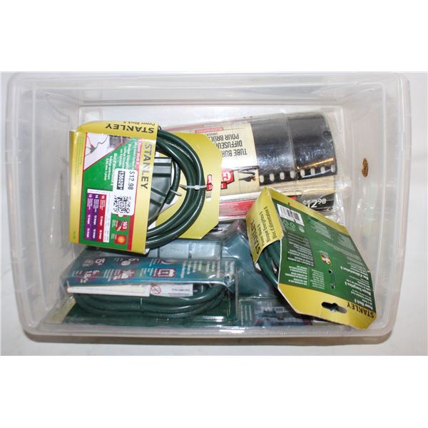 LOT OF NEW ITEMS.  FOUR UNIVERSAL BBQ TUBE