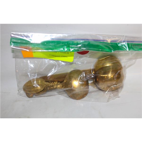 4 COLLECTABLE SPOONS: 2 NABOB COFFEE