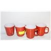 Image 1 : SET OF 4 PYREX MUGS