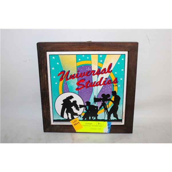 FRAMED UNIVERSAL STUDIOS ORIENT TILE