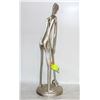 Image 1 : ESTATE GOLFING STATUE SILVER TONED