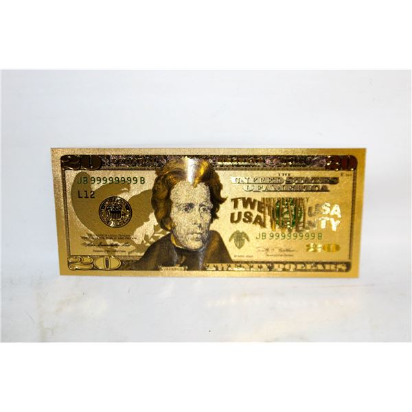 COMMEMORATIVE GOLD LEAF $20