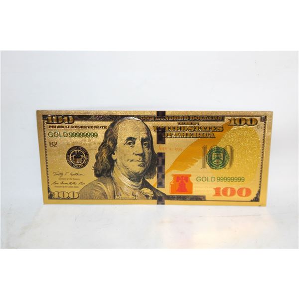 COMMEMORATIVE GOLD LEAF $100