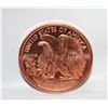 Image 1 : 1 OZ FINE 999 COPPER COIN