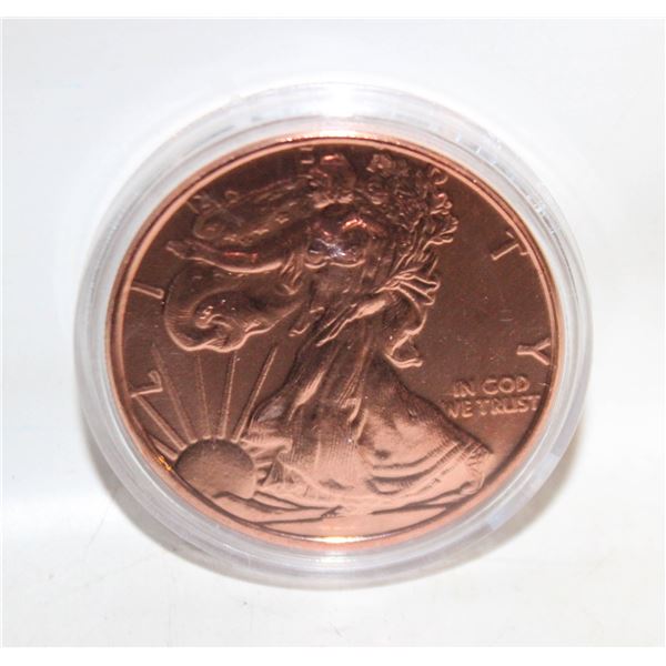 1 OZ FINE 999 COPPER COIN