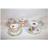 Image 1 : LOT OF 5 VINTAGE COLLECTOR CUPS+SAUCERS