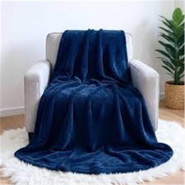 NEW WINTHOME SHERPA FLEECE THROW BLANKET 60X80"